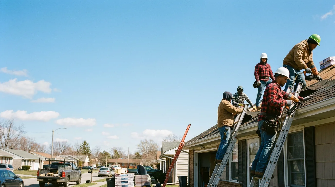 Roofing in Nilwood, IL near me